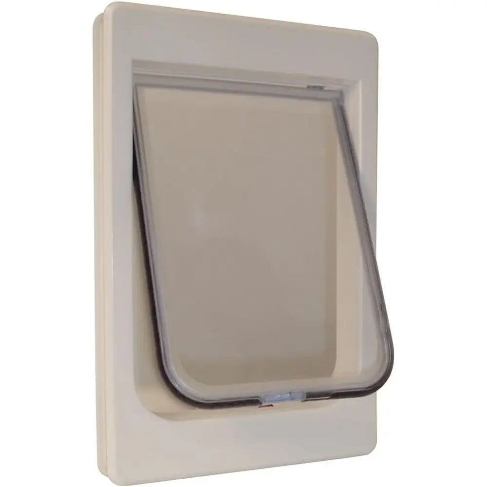 Since 1979 Perfect Tubby Kat Cat Door with 4 Way Lock And LEXAN lap, 7 1/2 x 10 1/2 lap Size