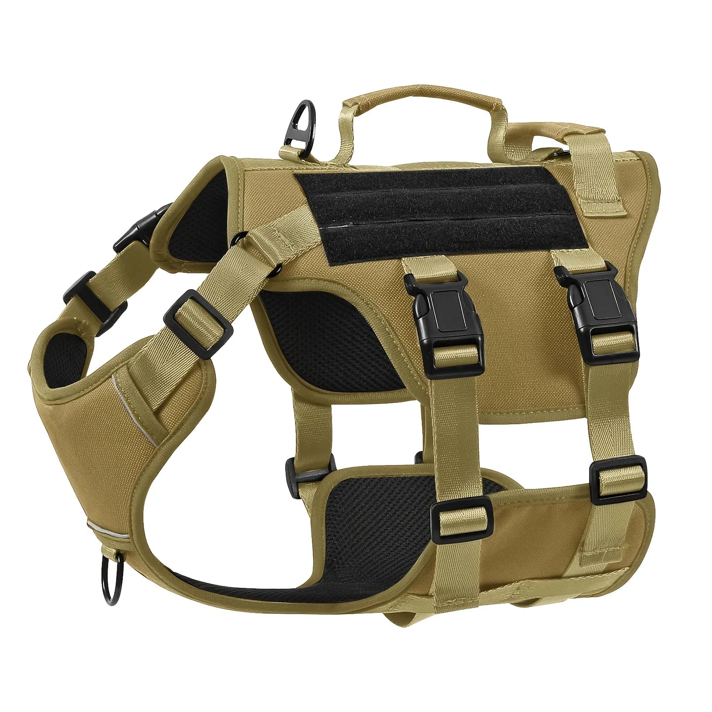 Escape Proof Dog Harness Soft Padded Full Body Pet Harness Reflective Adjustable No Pull Vest with Lift Handle And Leash Clip for Large Dogs Walking Hiking Training