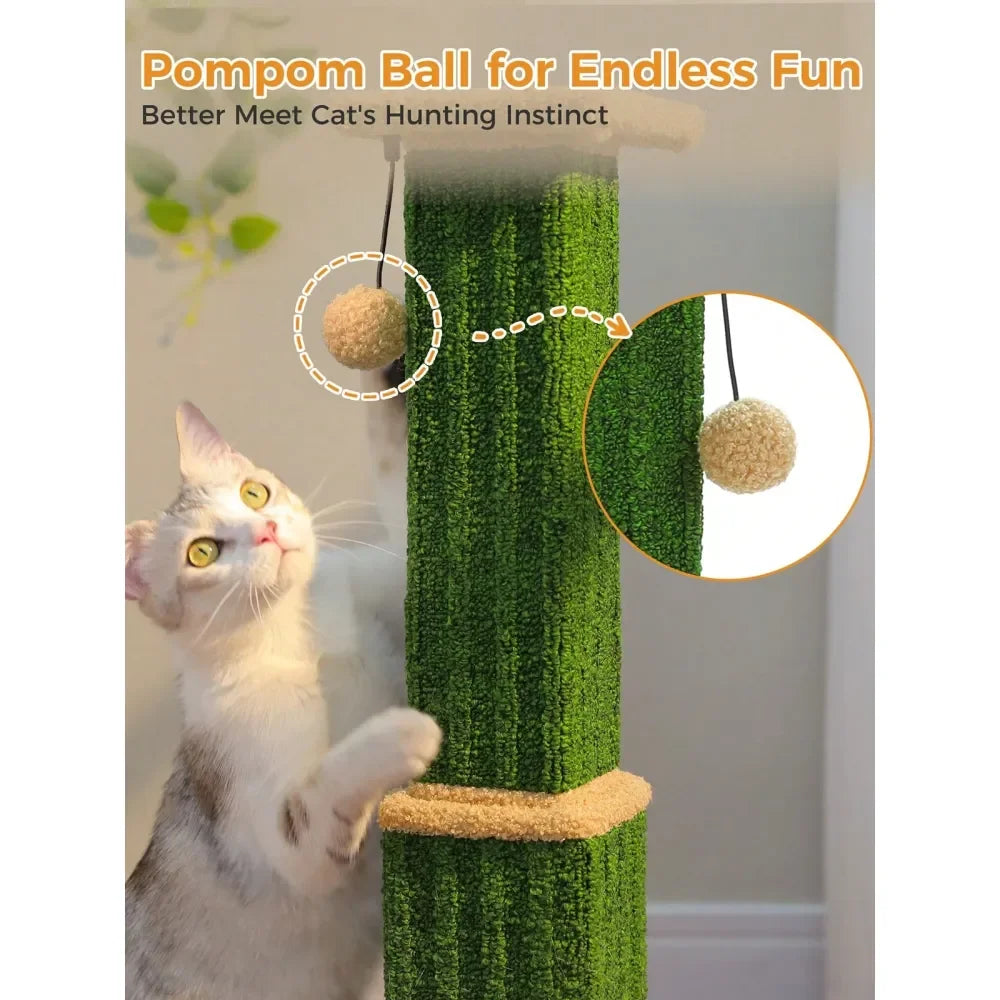 32 Tall Large Cat ching Post ching Post For Indoor Cats Adults Ultimate ch Post With Woven Sisal, Large Base And