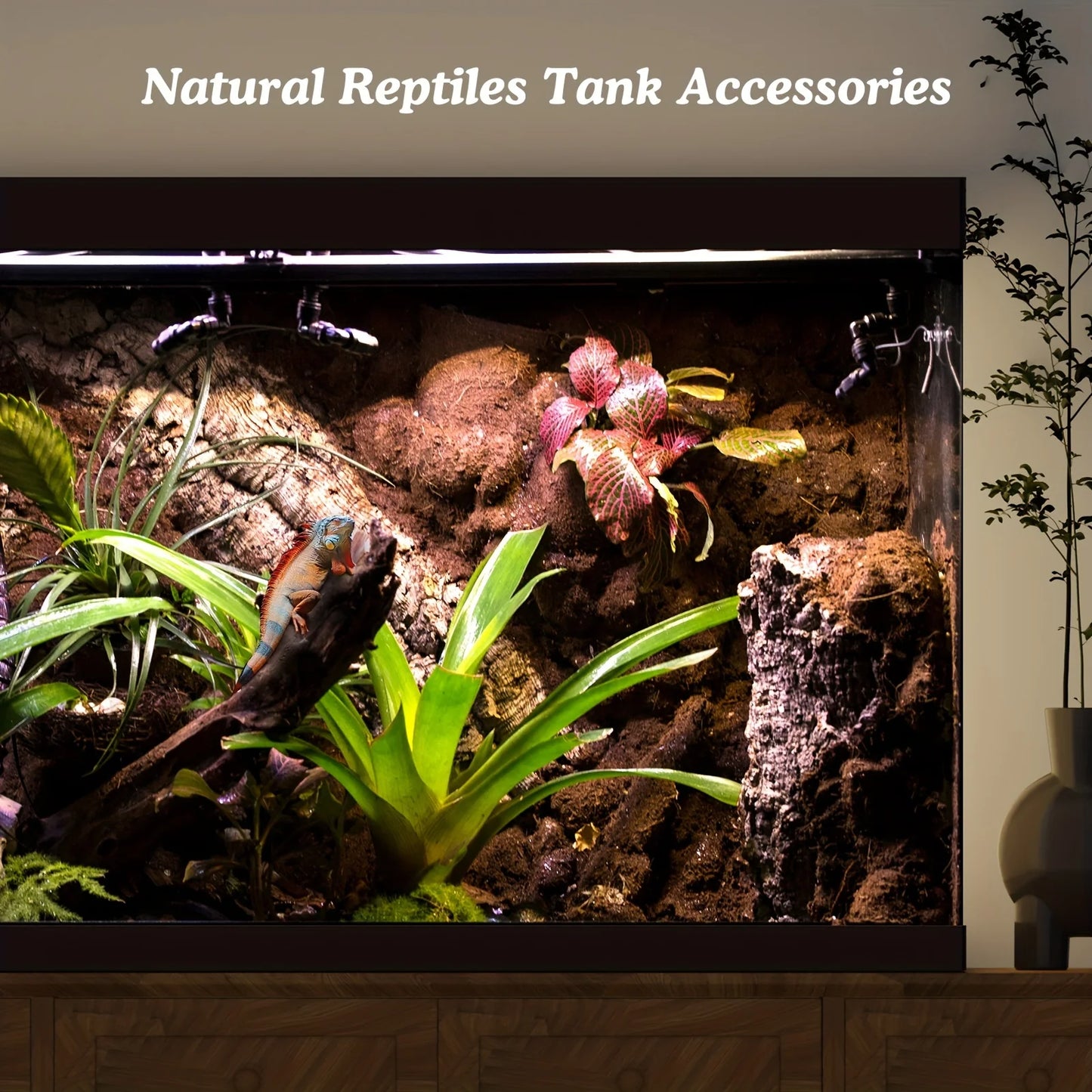 3pcs Natural Driftwood Aquarium Decor | 7-11 Inch Large Size Branches For Fish Tank, Reptile Additions, Wood Material