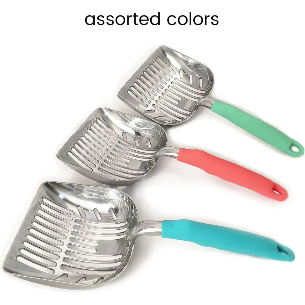 Multicat Cat Litter Scoop | Solid Metal | Litter Box Tray Pan Siter