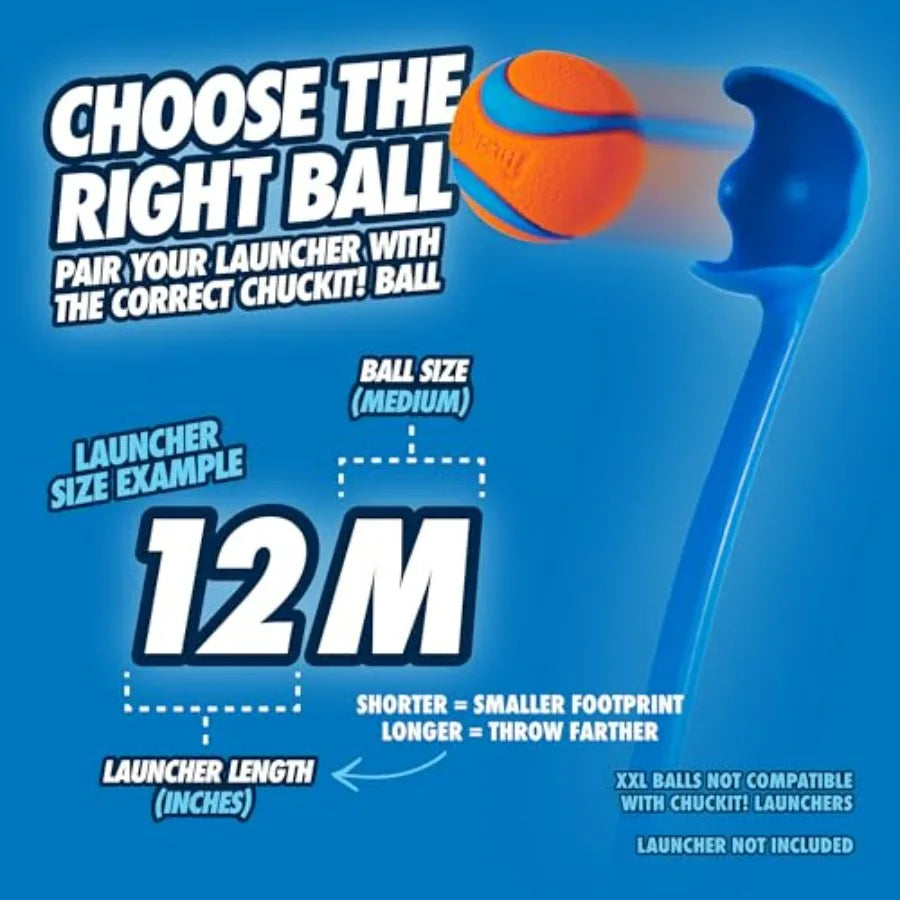 Dog Ball Launcher 12M With 12Inch Handle For Medium Dogs