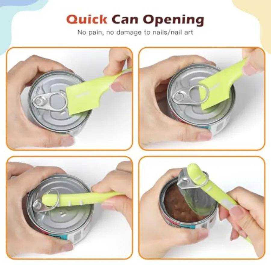 8 Pack Can Lids and Utensils for Dog Cat Containers