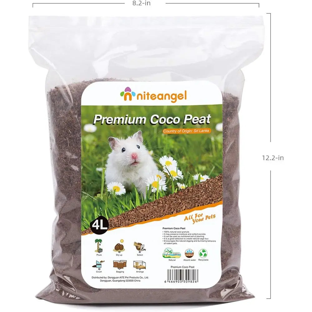 Hamster Bedding Pet Litter for Dwar Syrian Hamsters, Gerbils, Mice, Degus, Other Small Animals