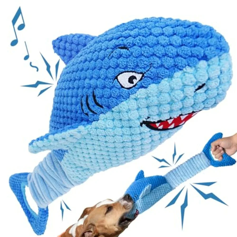 Upgraded Goose Indestructible Dog Toys for Aggressive Chewers Small Medium Large Breed, Crinkle Squeaky Plush Dog Puppy Chew To
