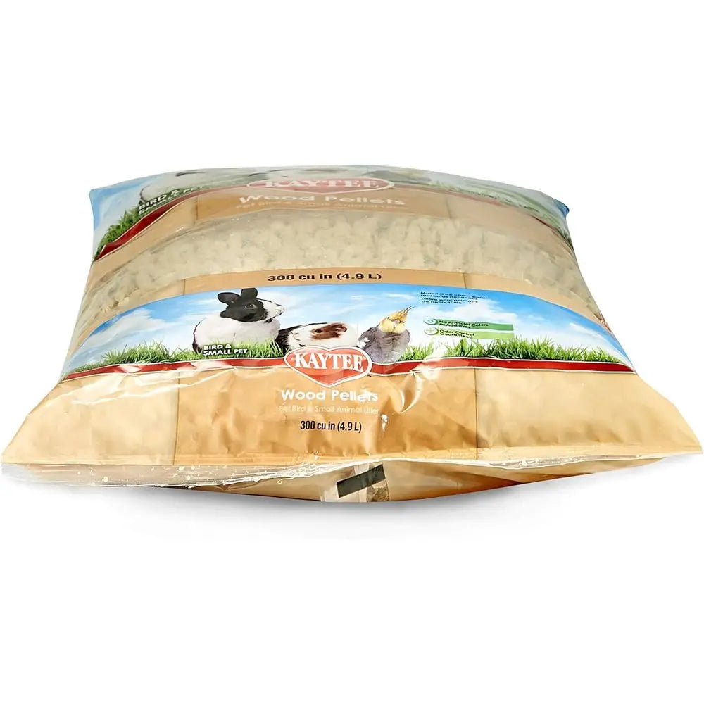Wood Pellets Litter for Pet Birds & Small Animals, 4.9 Liter, 8 Pound Bag