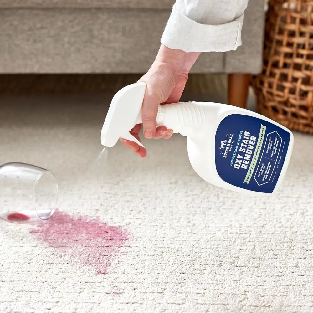 Oxygen-Powered Stain Remover Spray for Carpets, Pet Stains, Upholstery, Laundry, and More