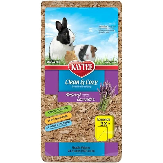 Clean & Cozy Natural Bedding Lavender 24.6 Liters