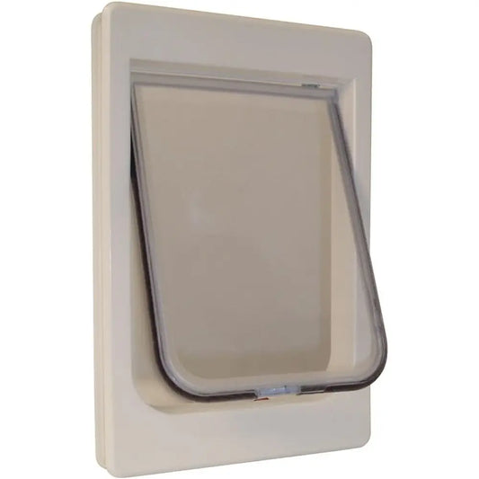 Since 1979 Perfect Tubby Kat Cat Door with 4 Way Lock And LEXAN lap, 7 1/2 x 10 1/2 lap Size