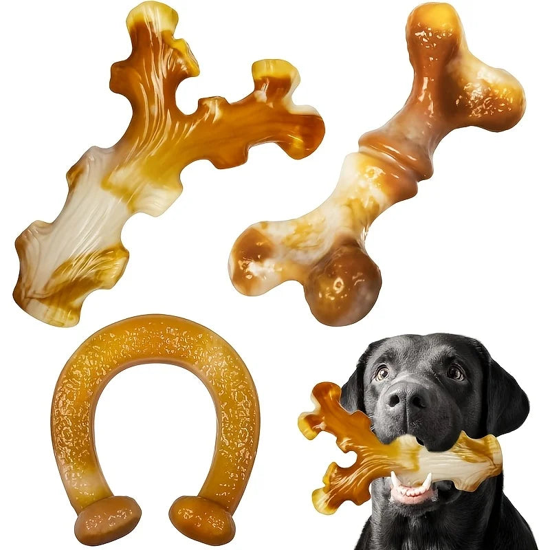 Apasiri Aggressive Chewers Dog Chew Toys: 3 Pack Tough Dog Toys For Aggressive Chewers Large Breed, Indestructible Dog Toy For Aggressive Chewers