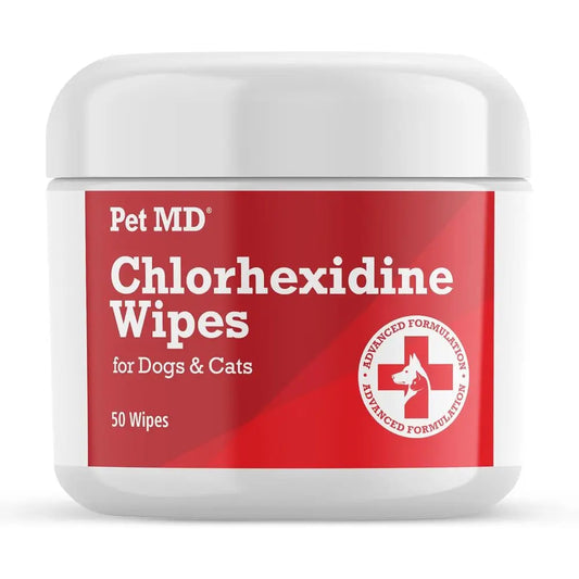 Topical Wipes or Cleansing - 50 Count for Cats and Dogs