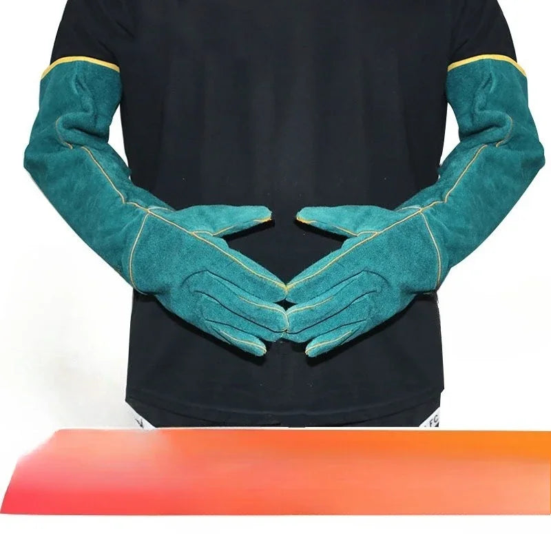 60CM Bite resistant animal gloves Multi-purpose pet gloves Welding treatment training dog safety gloves