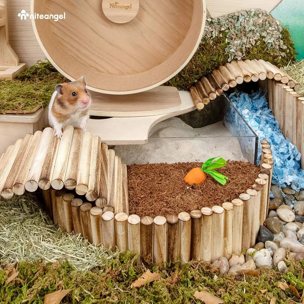Hamster Bedding Pet Litter for Dwar Syrian Hamsters, Gerbils, Mice, Degus, Other Small Animals