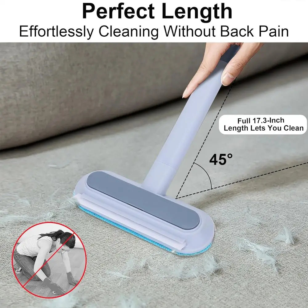 17.3 Multi-Purpose Pet Hair Remover, Reusable Lint Brush for Couches, Carpets, Cars, Clothes, and Bedding