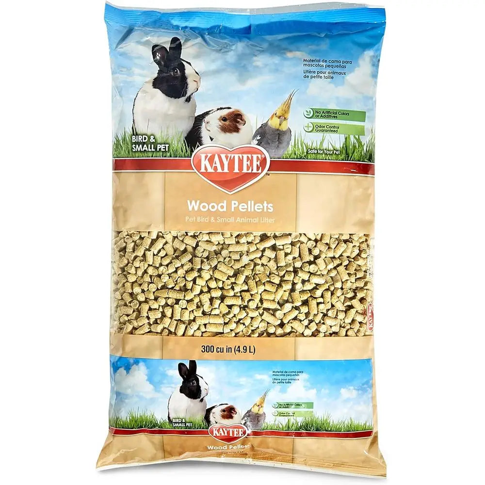 Wood Pellets Litter for Pet Birds & Small Animals, 4.9 Liter, 8 Pound Bag