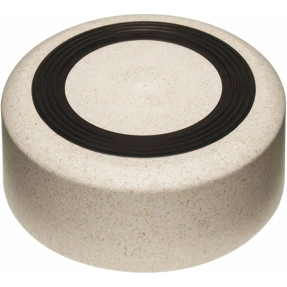 Eco-friendly Pet Bowls & Dishes for Dogs, Cats, Puppies - Sustainable, Dishwasher Safe, Made with Real Bamboo (Small, Oat-Beige)
