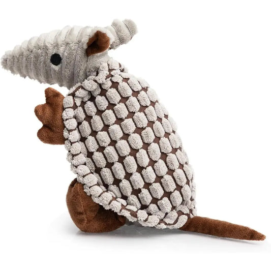 Armadillo Plush Squeaky Dog Toy For All Dogs Durable Chew