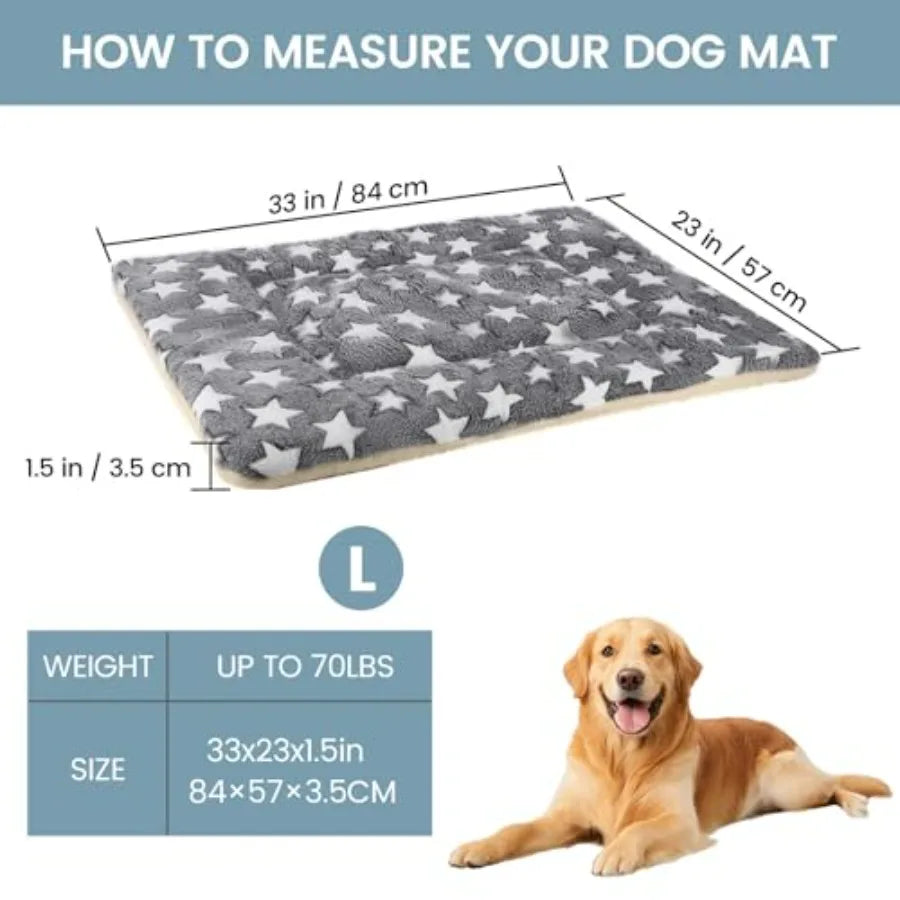 Dog Bed mat Pet mat Dog Box mat Machine Washable Grey