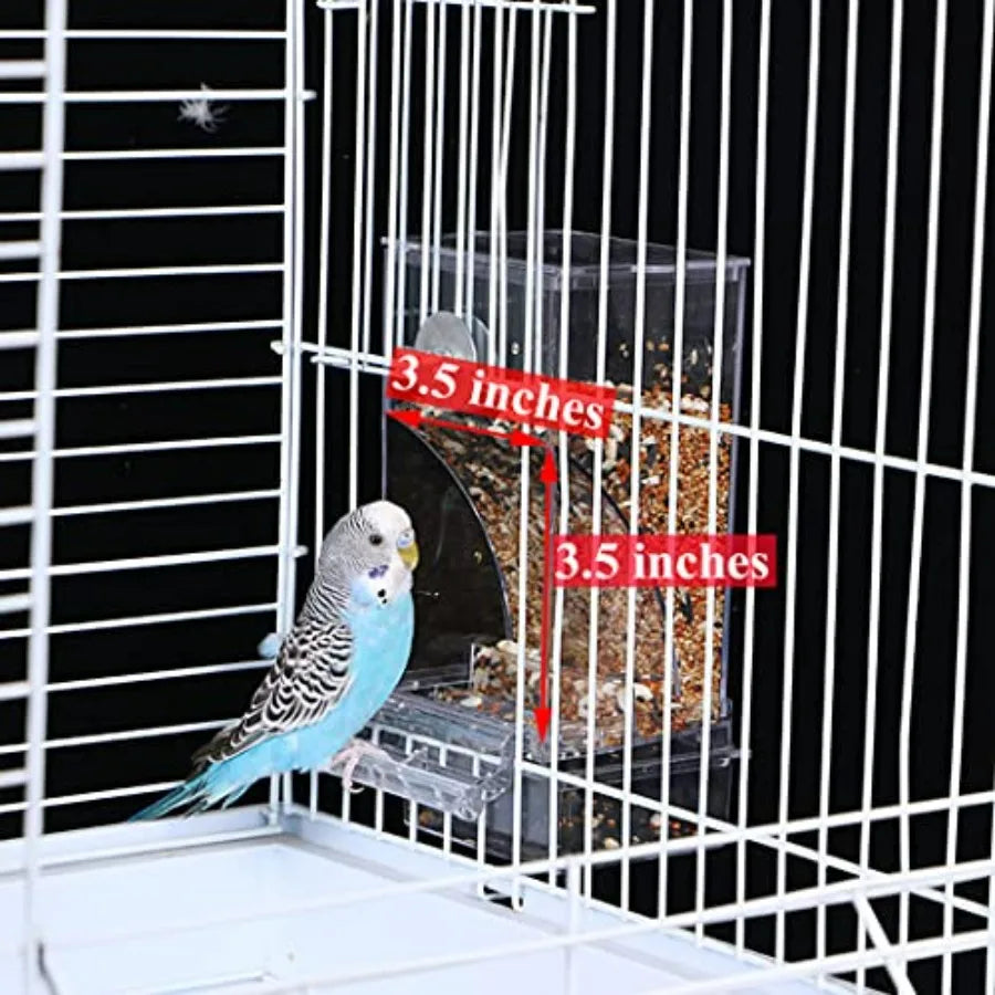 No Mess Bird Feeder Water Dispenser Set For Parrots And Parakeets