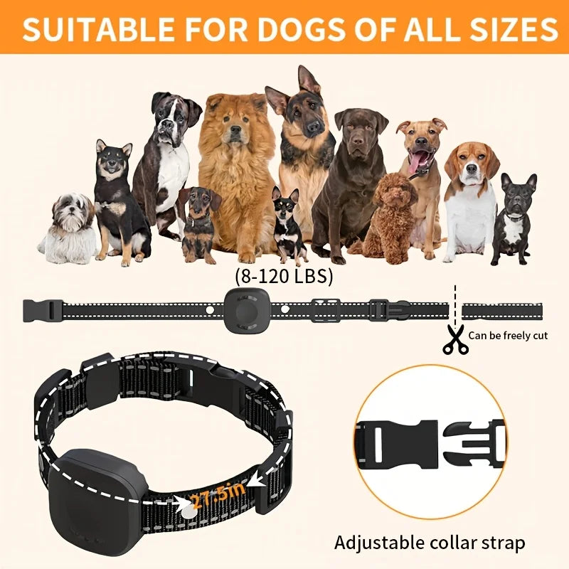 RPZ Upgraded Wireless Dog Fence System with Remote - Shock Training Collar, 8-Level Static/Stim, 20-Distance Adjustable Boundary, Large Battery, No-Dig Portable Pet Containment Suitable for Small/Medium/Large Dogs 5+ Lbs