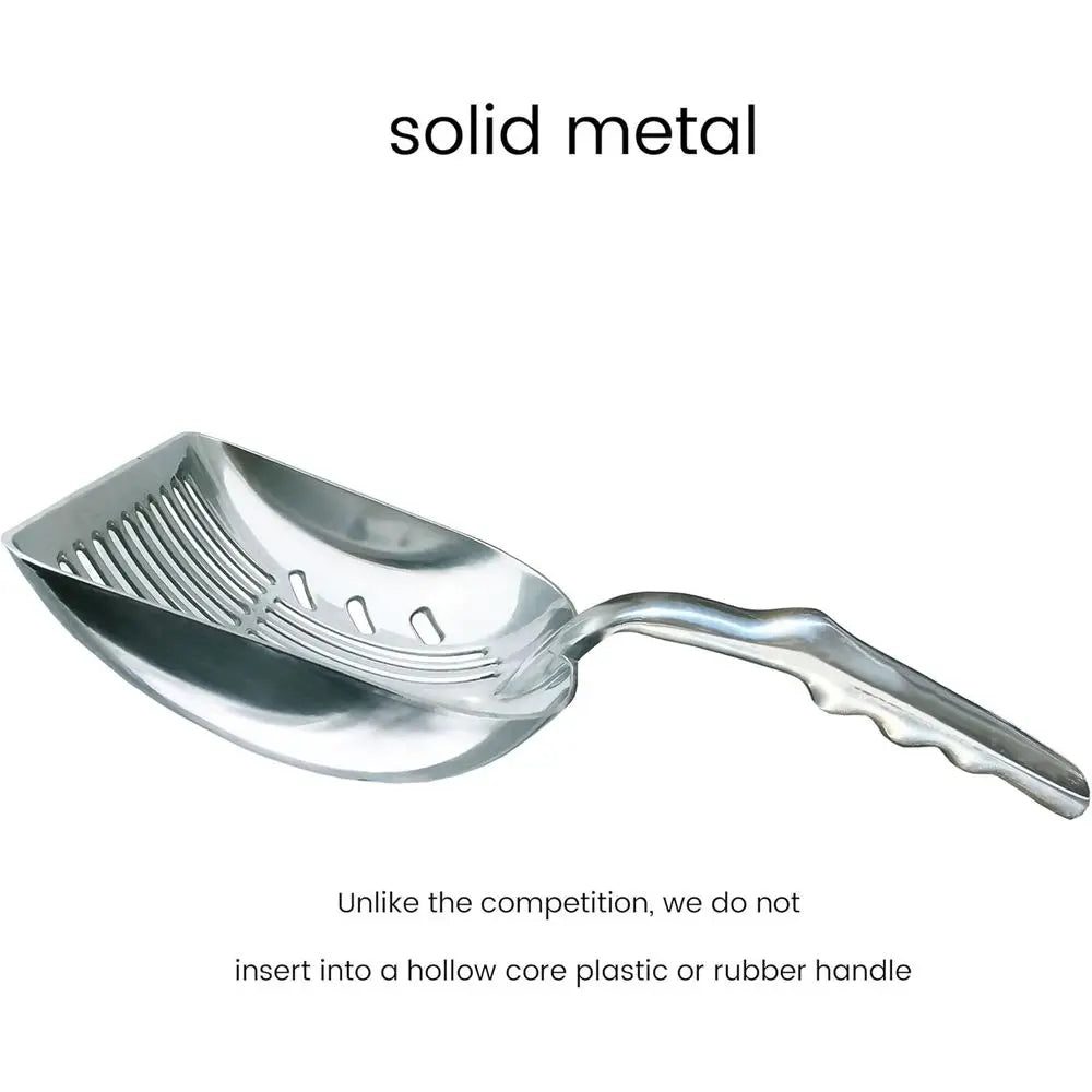 Multicat Cat Litter Scoop | Solid Metal | Litter Box Tray Pan Siter