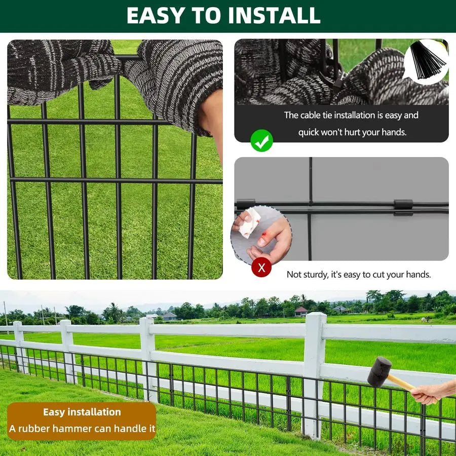 Garden Barrier Fence For Dogs And Rabbits 30 Panels