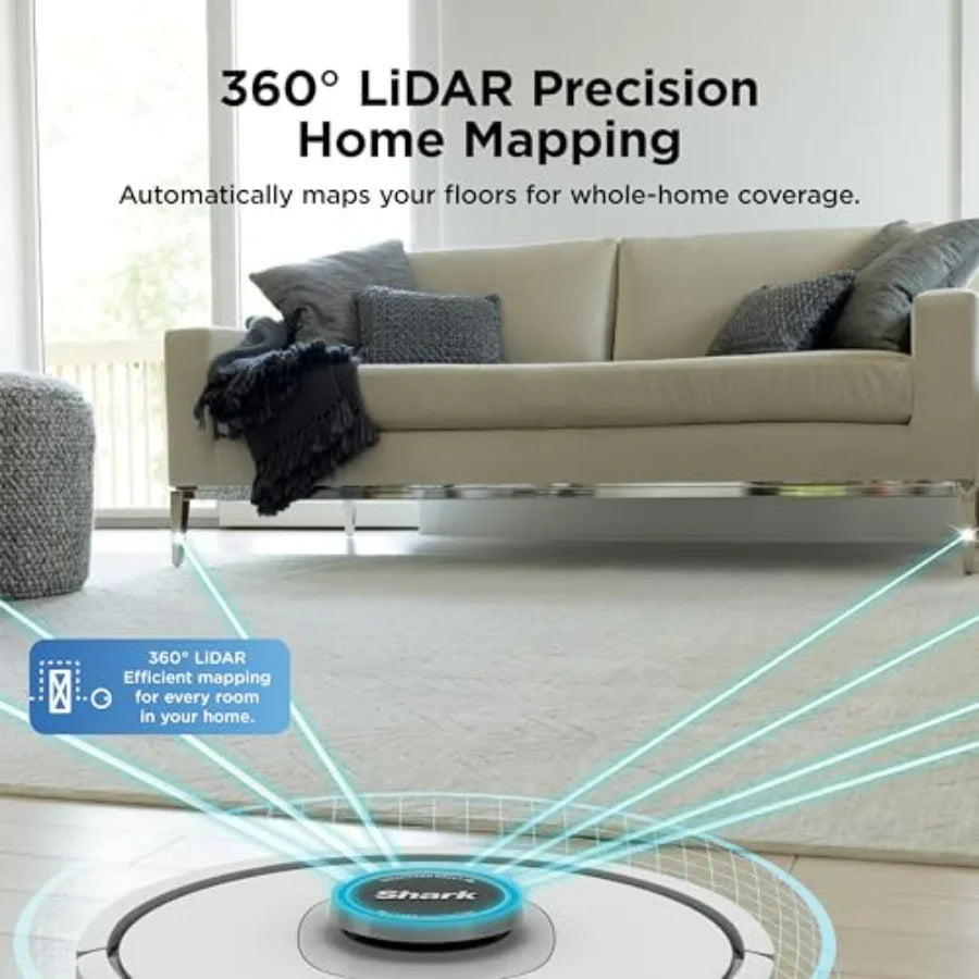 Robot Vacuum With Powerful Suction Self Empty Base Pet Hair