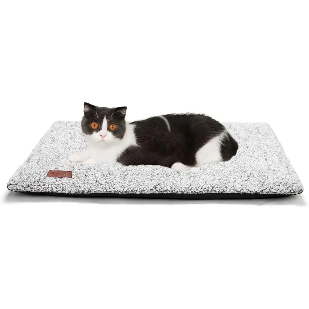 Heating Cat Dog Mat 24 x 18 inch Extra Warm Thermal Pet Pad Indoor Outdoor Pets Removable Cover Non-Slip Bottom Washable Non Ele