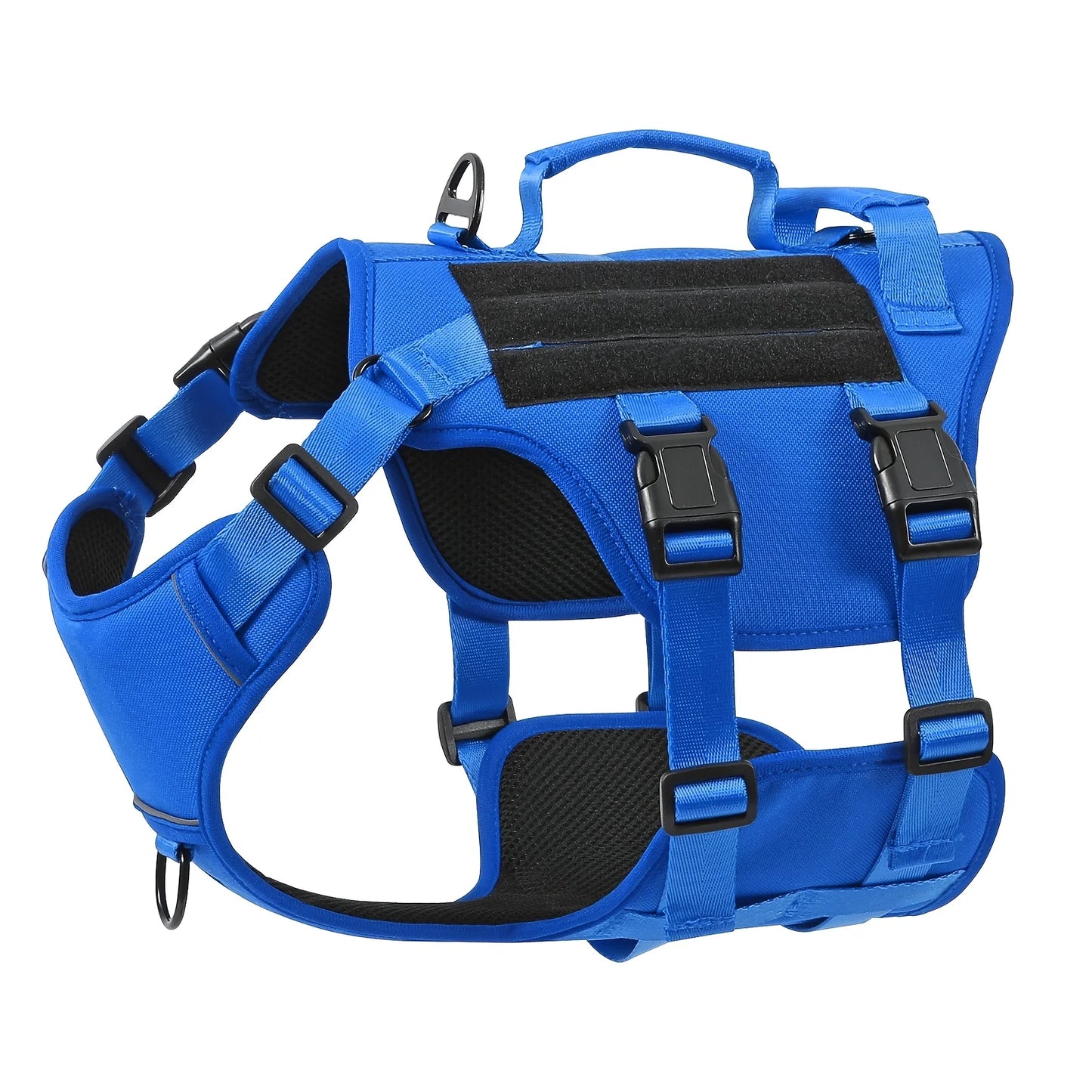 Escape Proof Dog Harness Soft Padded Full Body Pet Harness Reflective Adjustable No Pull Vest with Lift Handle And Leash Clip for Large Dogs Walking Hiking Training