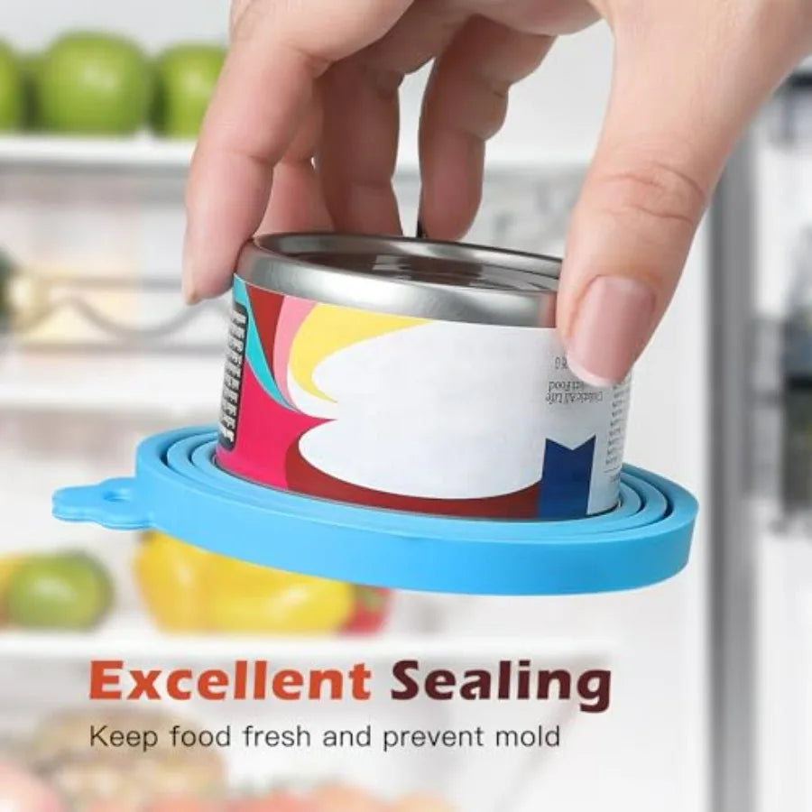 8 Pack Can Lids and Utensils for Dog Cat Containers