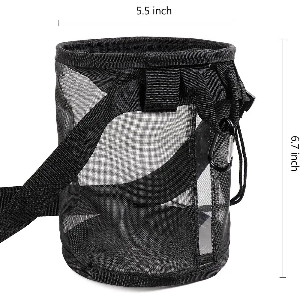 Portable Insect Habitat Cage for Caterpillars and Bugs, 5.5 x 6.7 with Clip & Strap