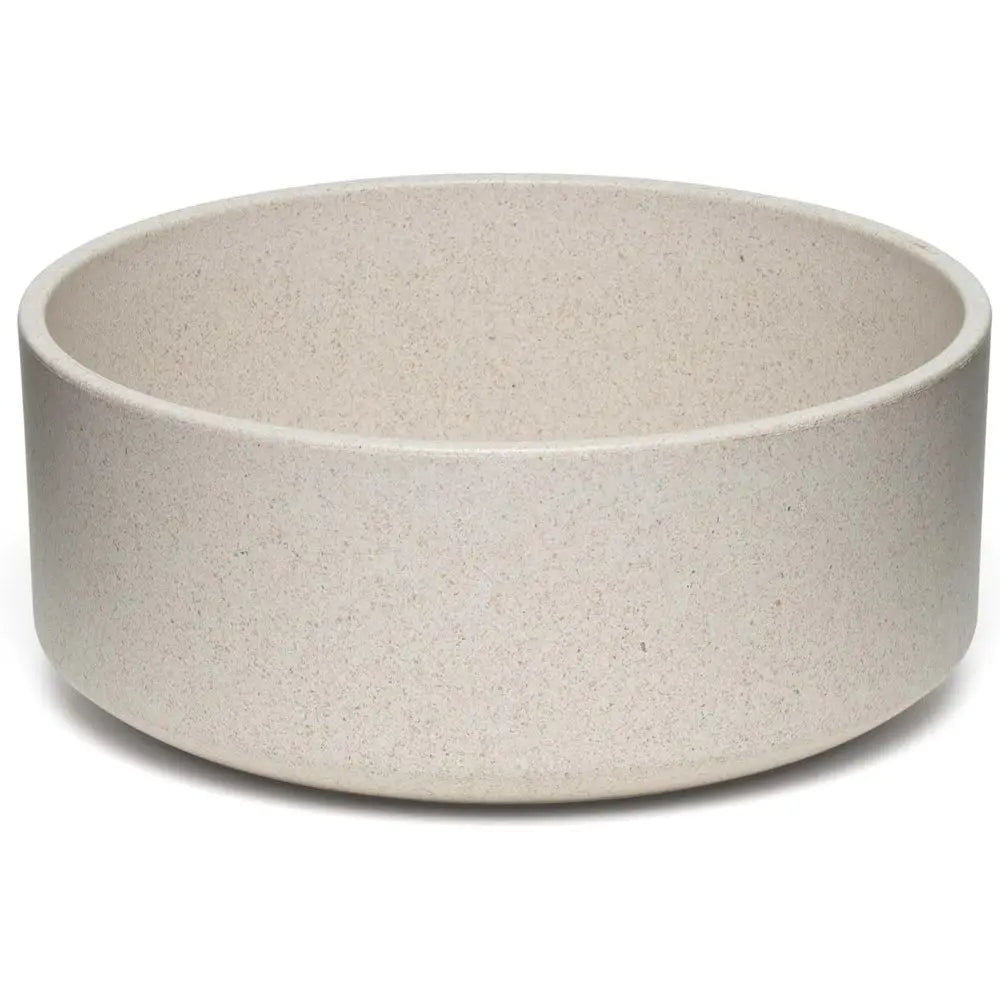 Eco-friendly Pet Bowls & Dishes for Dogs, Cats, Puppies - Sustainable, Dishwasher Safe, Made with Real Bamboo (Small, Oat-Beige)