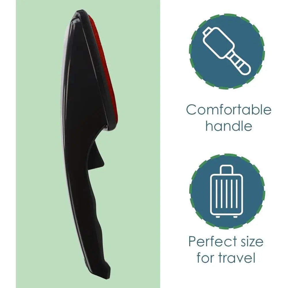 Swiveling Lint Brushes or Clothes and Furniture | Plastic Garment Brush (Red)
