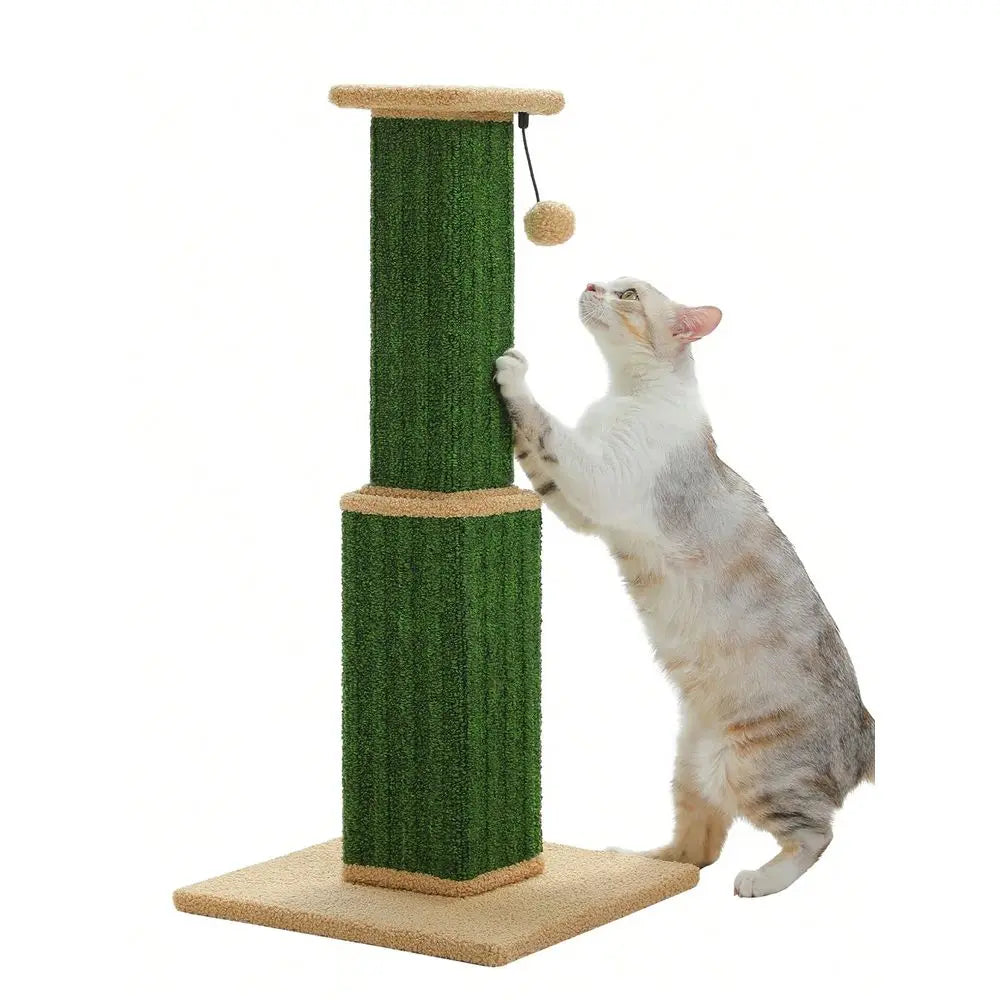 32 Tall Large Cat ching Post ching Post For Indoor Cats Adults Ultimate ch Post With Woven Sisal, Large Base And