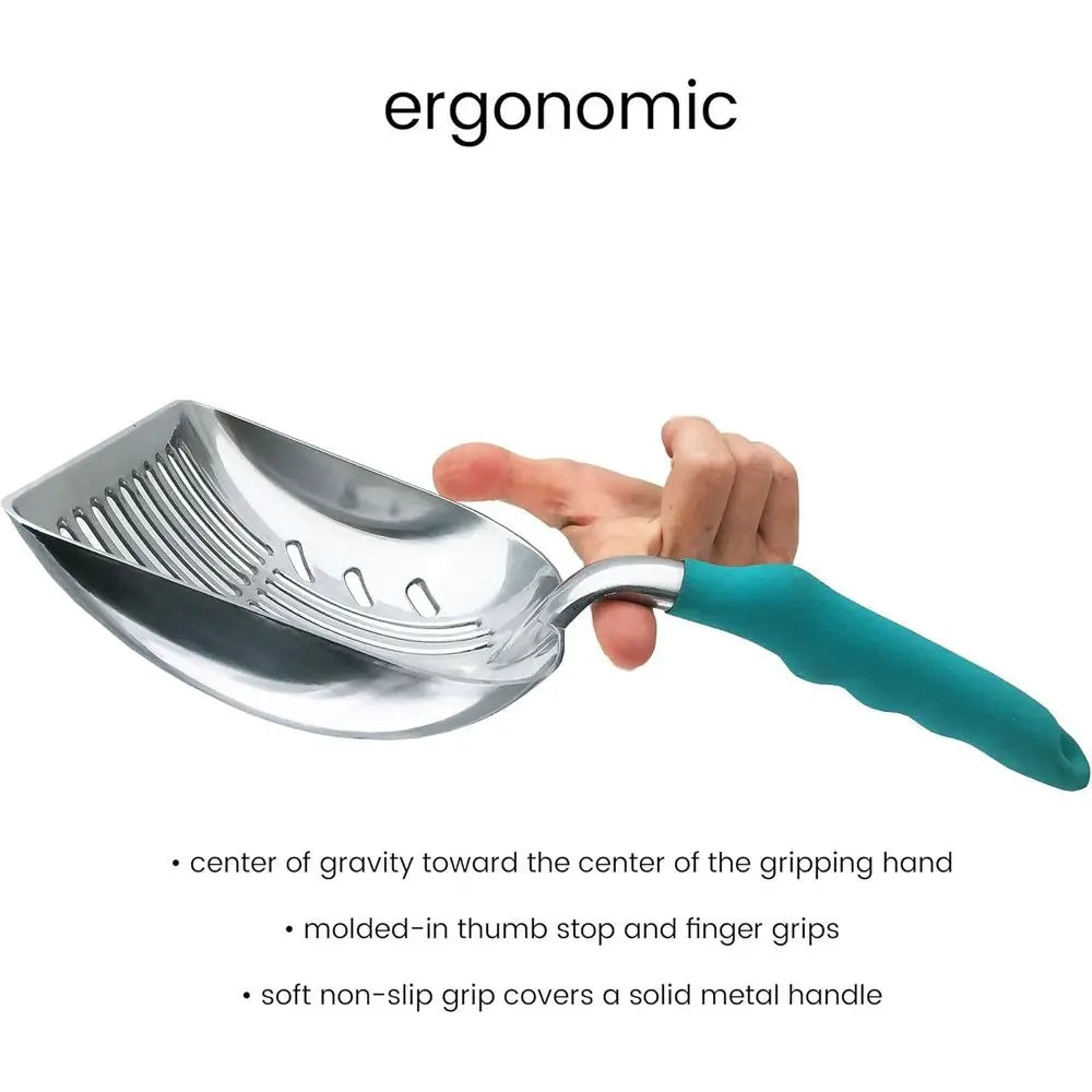Multicat Cat Litter Scoop | Solid Metal | Litter Box Tray Pan Siter