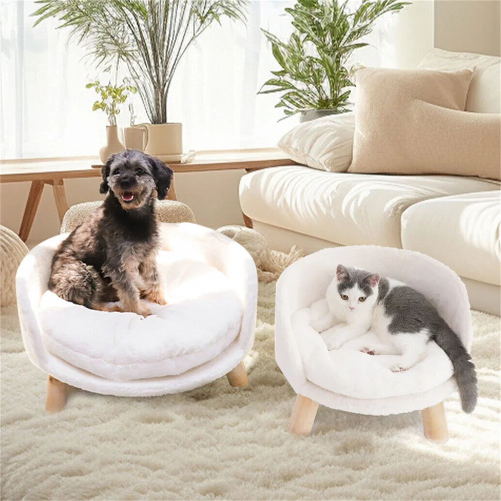 BORWART CN Ultra Soft Elevated Dog Cat Sofa Bed Lounger