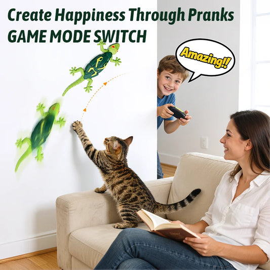 HYES Wall Crawler RC Gecko Rechargeable Robot Toy For Kids