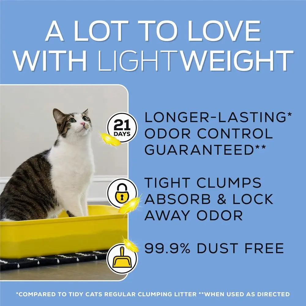 Lightweight Clear Springs Multi-Cat Clumping Low Dust Scented Cat Litter - 12 lb. Box