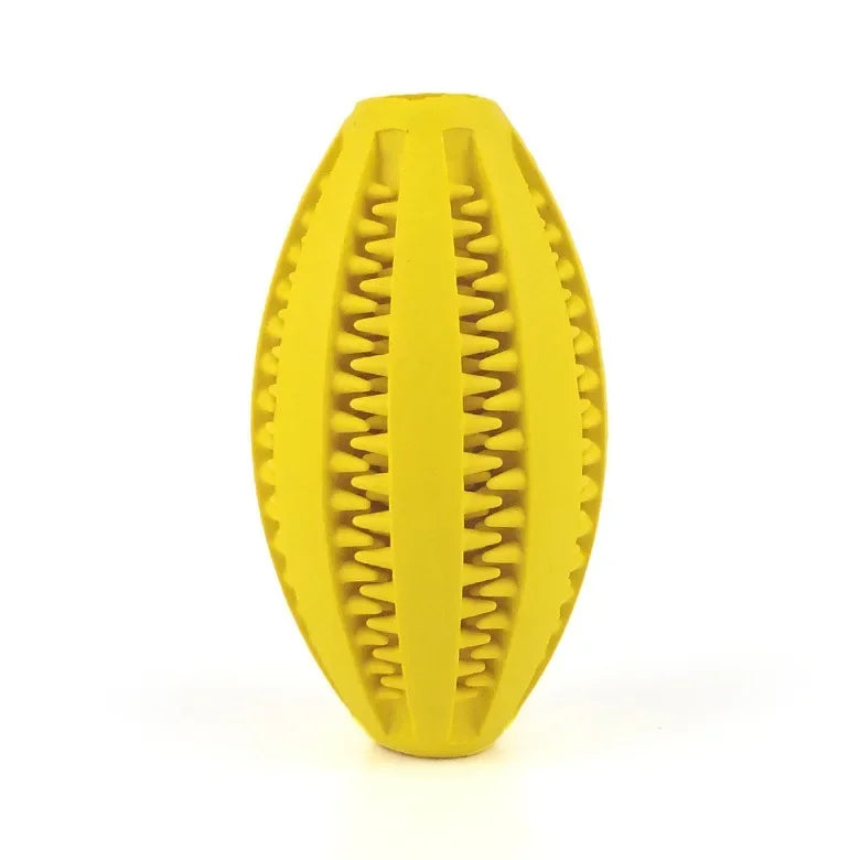 Pet Dog Chew Toys Teeth Cleaning Snack Ball Pet Dog Toy Ball Natural Rubber Super Tough Interactive Bouncy Pet Supplies Cat toys