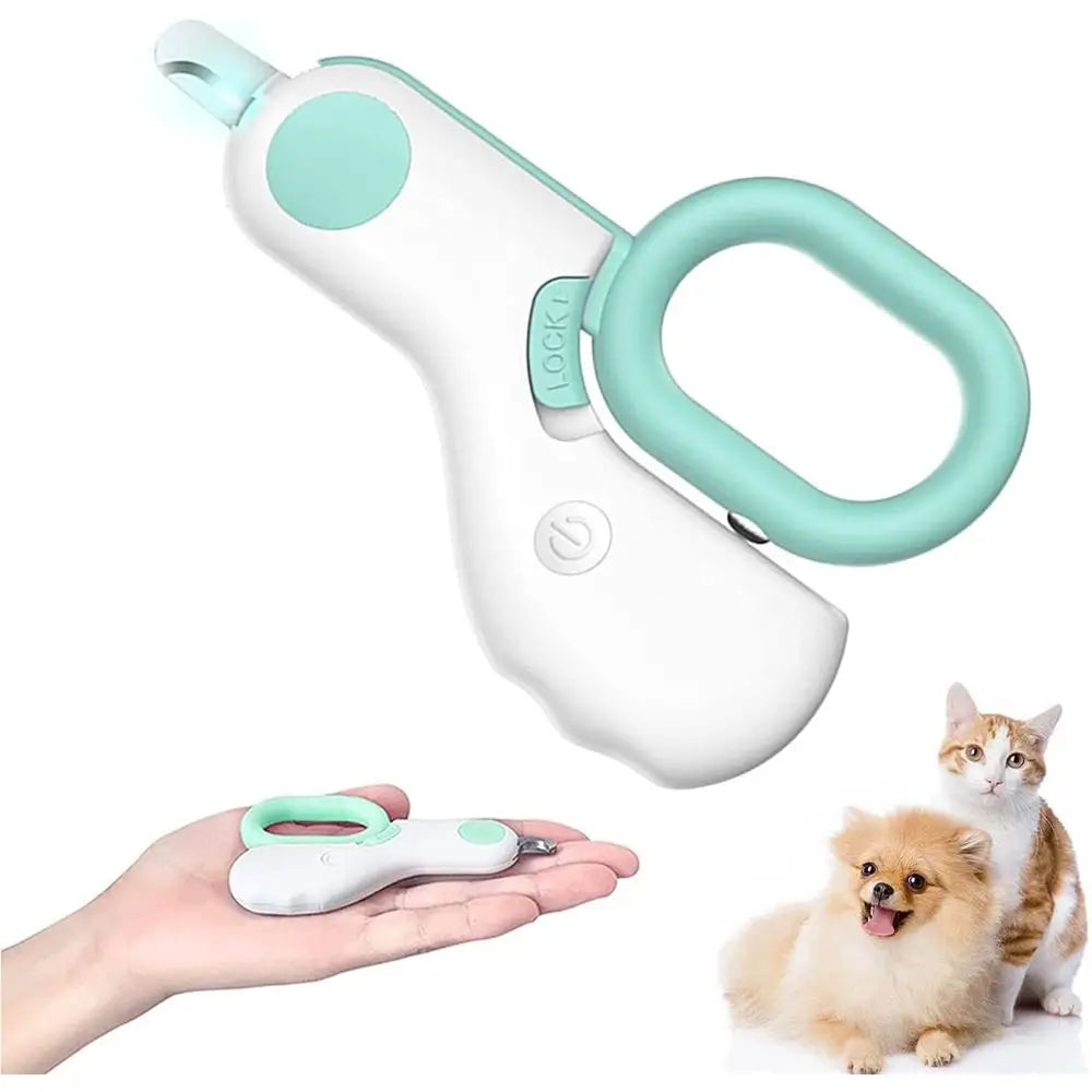 Small Animals Nail Clippers with LED Lights to Avoid Excessive Cutting - Claw Trimmer for Dog Cat Kitten Bunny Rabbit Bird Guine