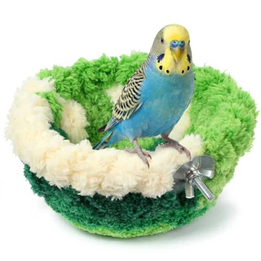 Wooden Bird Nest Hammock For Cockatiel Budgie Parakeet