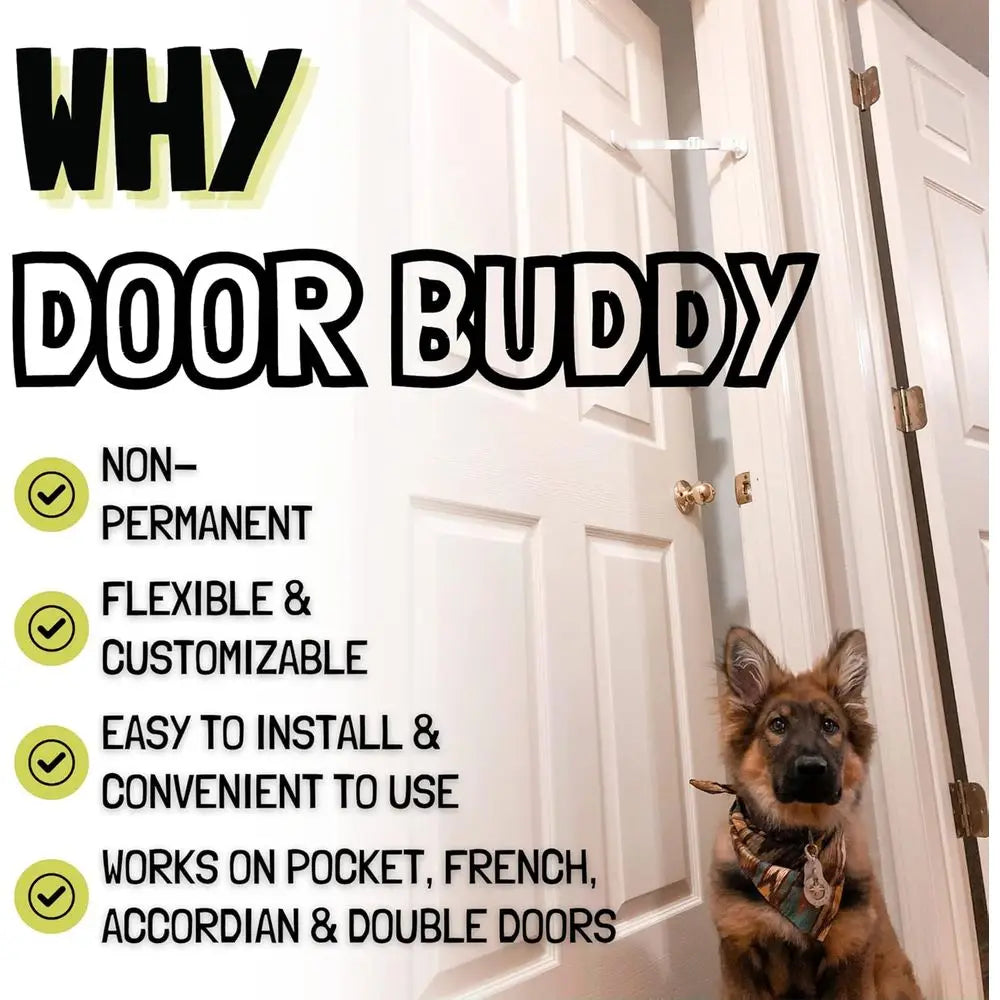 Pet Door for Cats - Grey Adjustable Cat Door Strap, Dog Proof Litter Box & Feeding Station Without Pet Gate, Customizable Cat Do