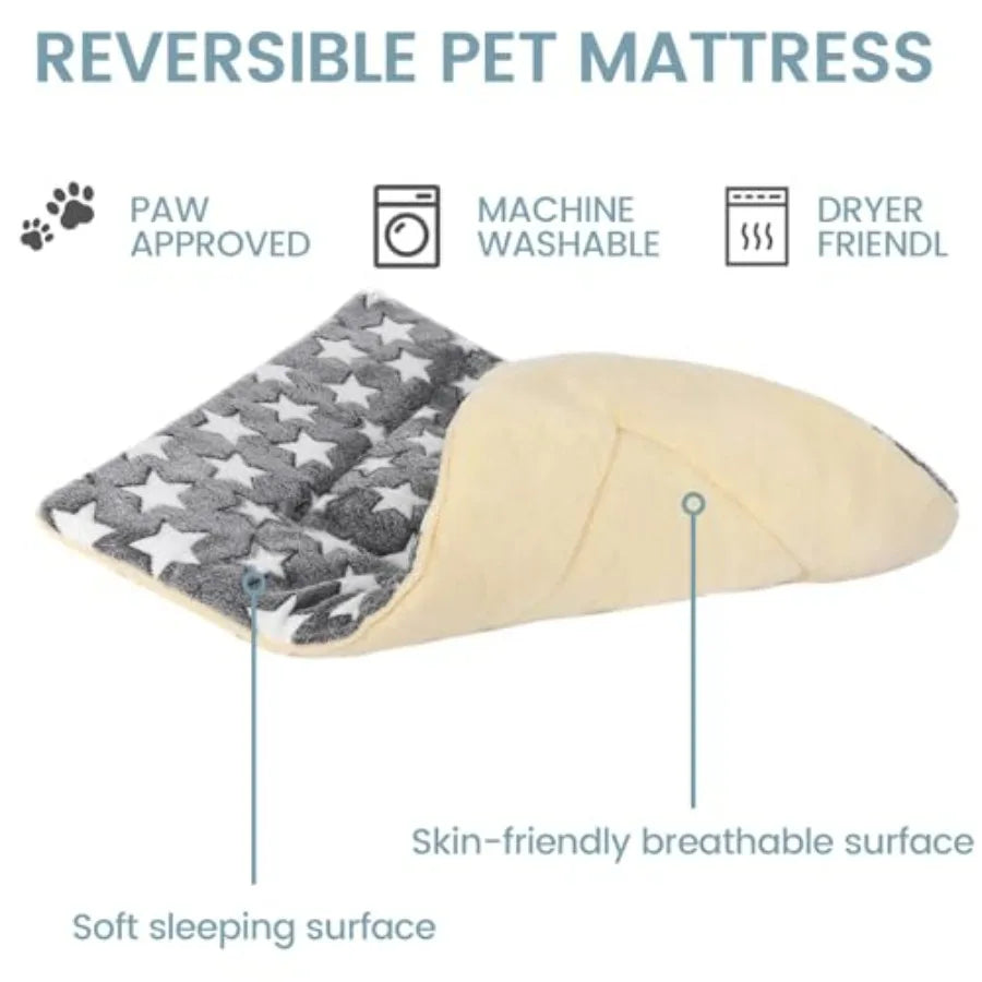 Dog Bed mat Pet mat Dog Box mat Machine Washable Grey
