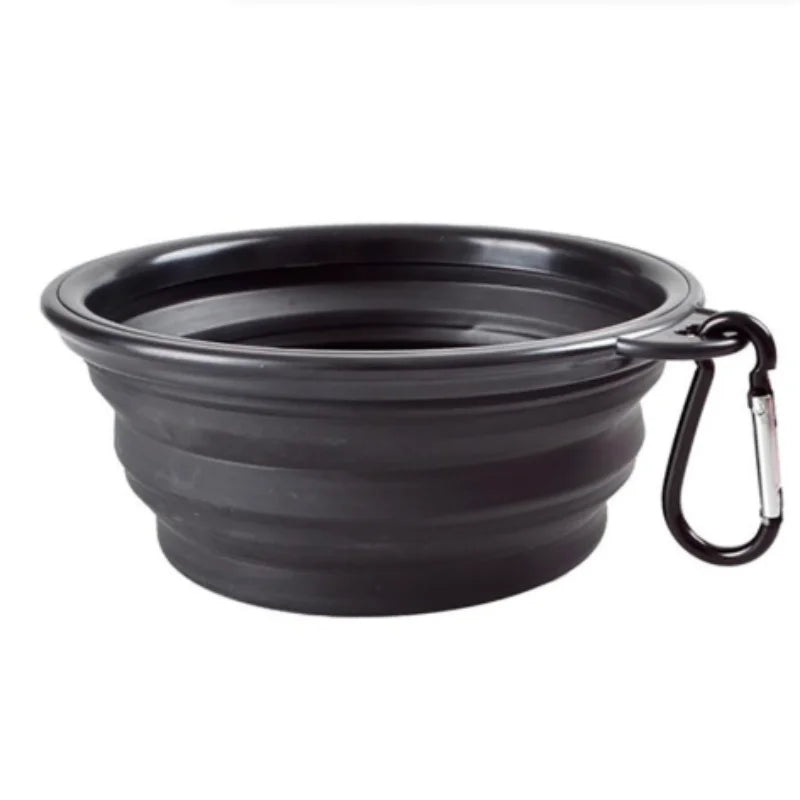 Durable TPR Portable Pet Food Bowl Collapsible Travel for Pets