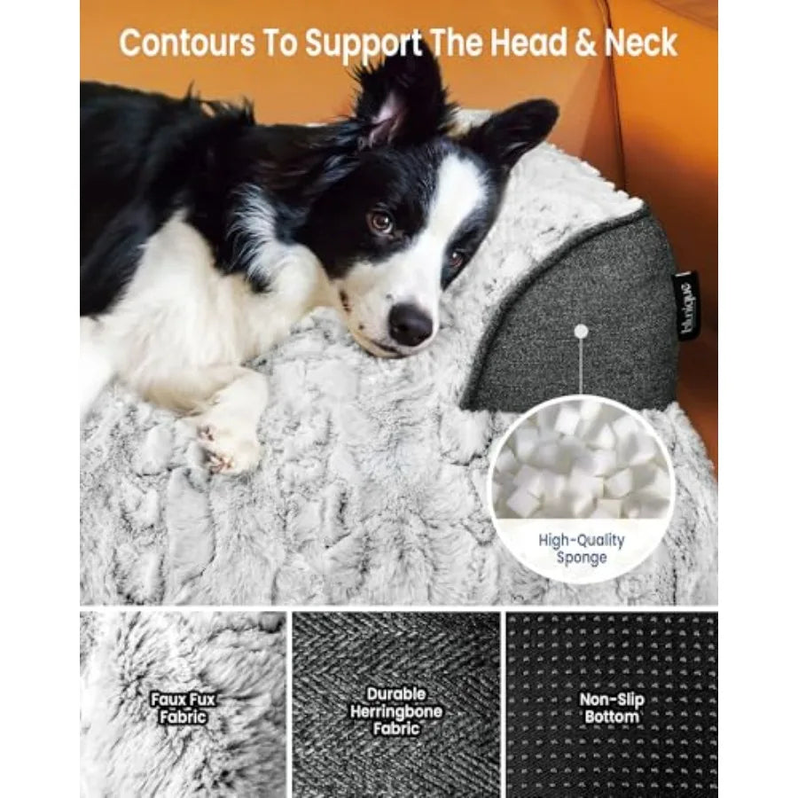 Calming Dog Bed for Couch Non Slip Ultra Plush SofaMat