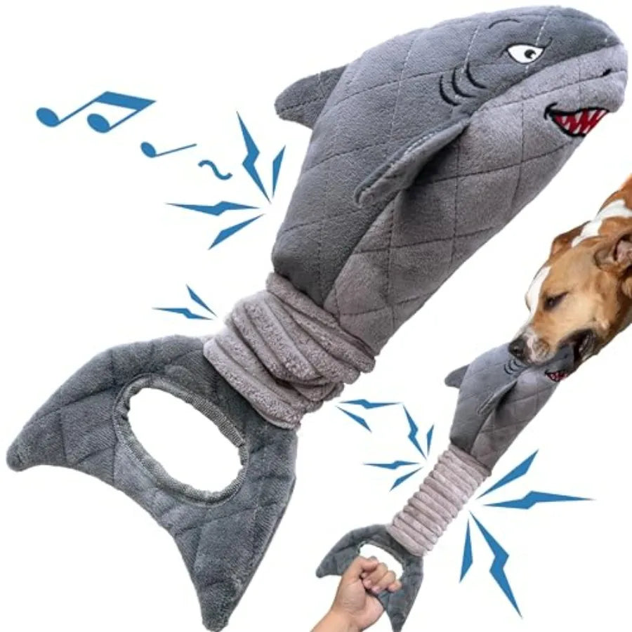 Upgraded Goose Indestructible Dog Toys for Aggressive Chewers Small Medium Large Breed, Crinkle Squeaky Plush Dog Puppy Chew To