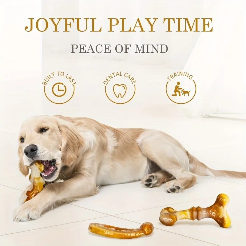 Apasiri Aggressive Chewers Dog Chew Toys: 3 Pack Tough Dog Toys For Aggressive Chewers Large Breed, Indestructible Dog Toy For Aggressive Chewers