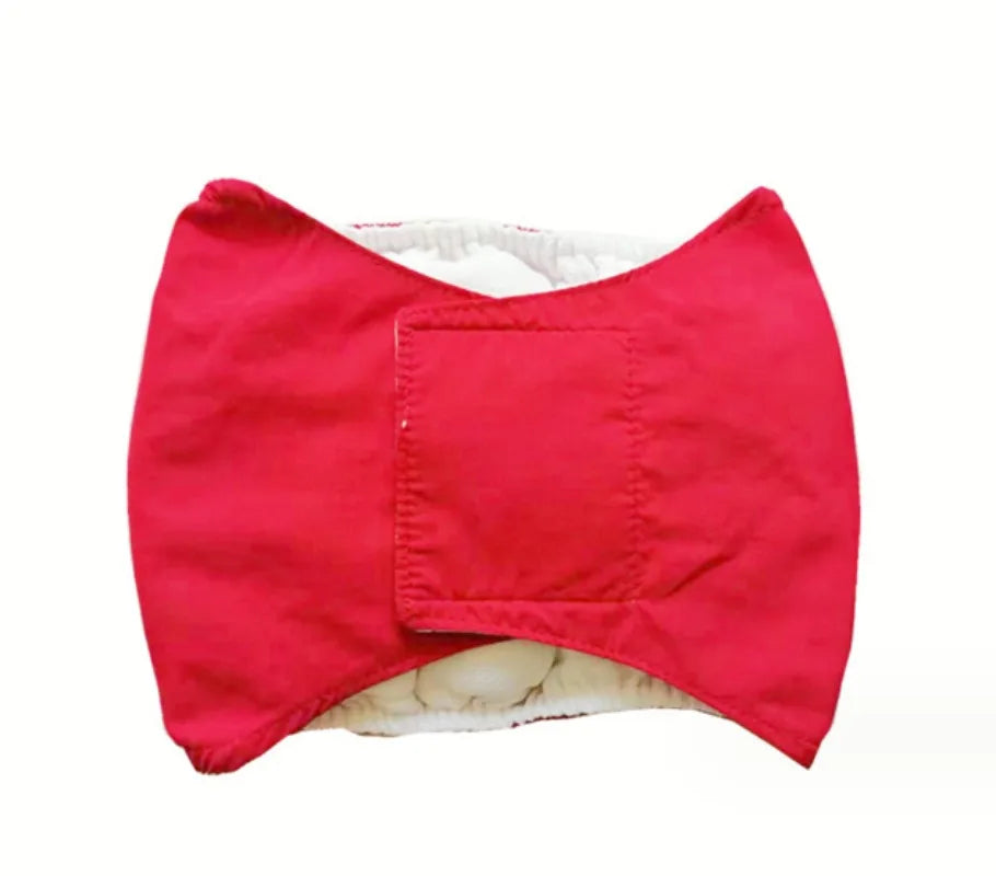 Reusable Male Dog Belly Bands, Washable & Adjustable Diapers, Anti-Mating Harassment, Estrus Safety Pants with Absorbent Layer