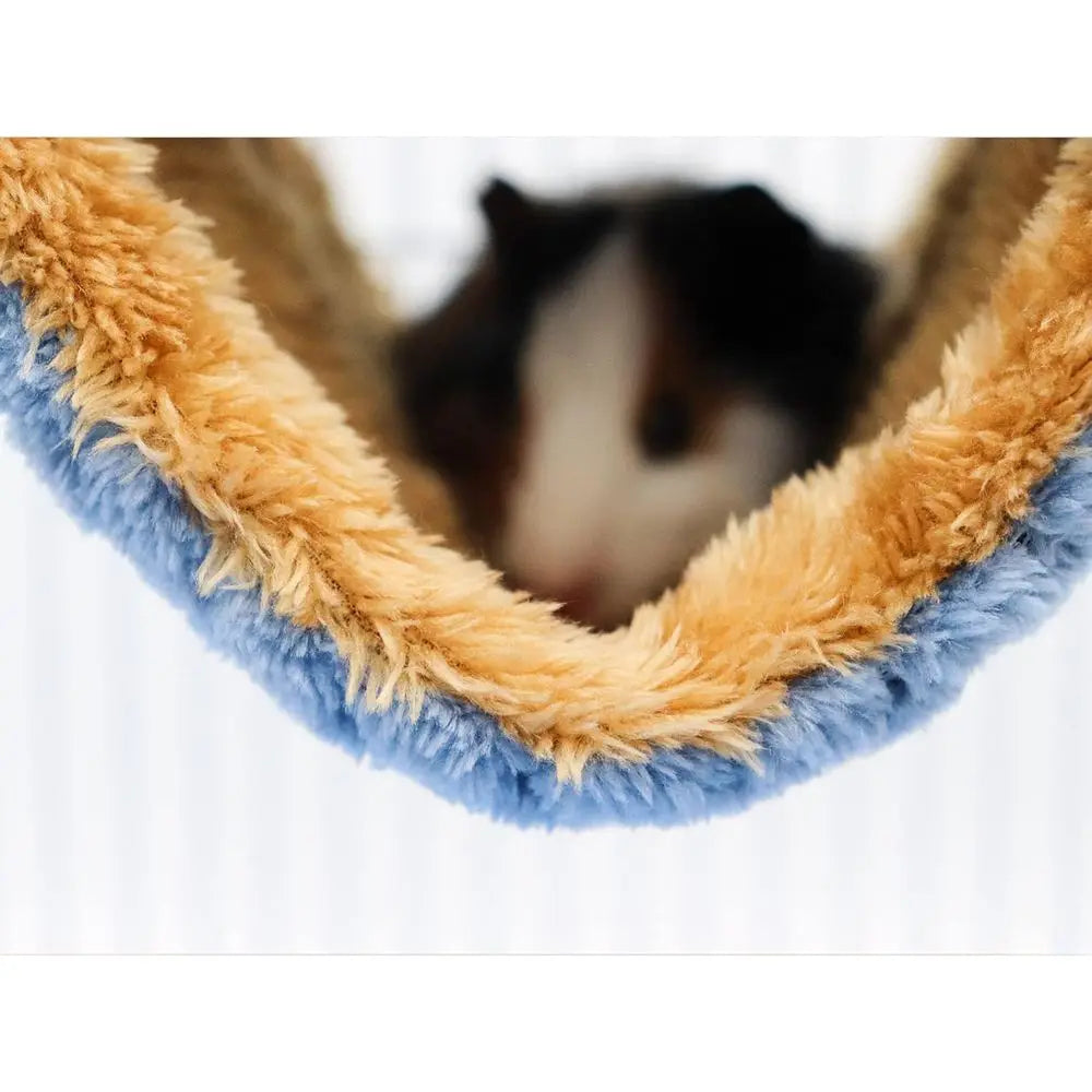 Winter Warm Double Layer Hanging Birds Nest Bed with Warm Leece, Bird Cage Stand Perch, Hideaway Cave Tent, Sleep Bed Cage Acces