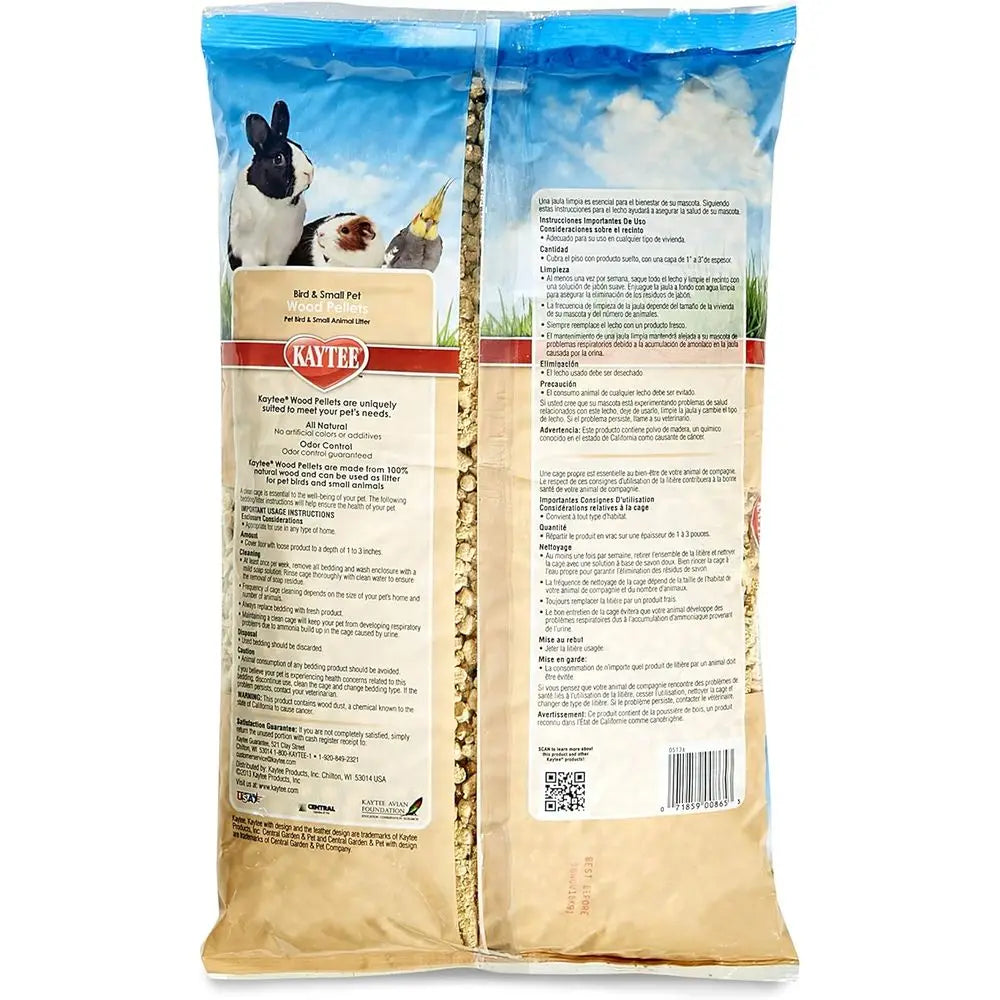 Wood Pellets Litter for Pet Birds & Small Animals, 4.9 Liter, 8 Pound Bag